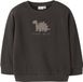 NAME IT Jongens Sweater NMMOBEAR NREG SWEAT UNB NOOS - Maat 92 - Katoen/Polyester/Viscose - French Roast
