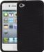 Logotrans 102235 Back Cover Siliconen Zwart Geschikt voor Apple iPhone 4/4s