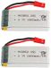YUNIQUE GREEN-CLEAN-POWER batterie Li-po 3,7 V 1800 mAh 25 C connecteur JST pour JJRC H11D H11C HQ898B hélicoptère RC quadricoptère