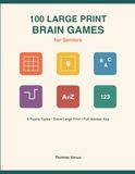 100 Large Print Brain Games for Seniors