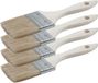 Sorex Verfkwasten - 3x - plat - 60 mm - kunststof - schilderen - voor alle soorten verf