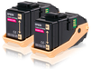 Epson Double Pack Toner Cartridge Magenta 7.5kx2