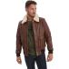 Daytona 73 Blouson cuir avec fourrure au col Corsair
