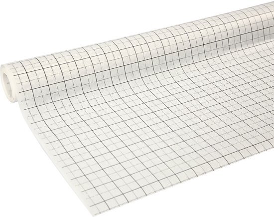 PacklinQ Ruitjespapier/Patroonpapier, b: 80 cm, 15m [HOB-20706]