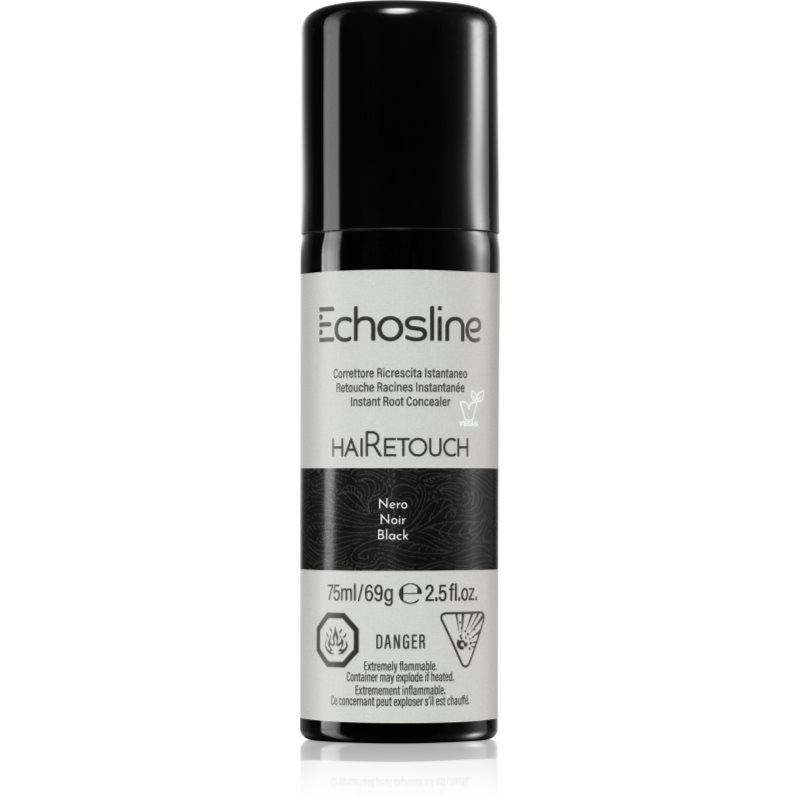 EchosLine HaiRetouch Retouch Spray Instant Regrowth Concealer Black 75ml
