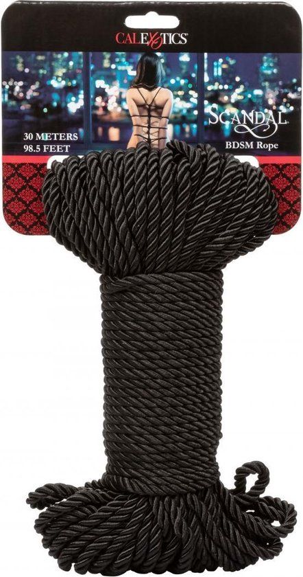 CalExotics - Scandal BDSM Rope - 50m - Black
