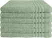 Byrklund Serviette de bain - Lot de 6 - Qualité hôtelière - 100% coton (BCI) - 500 g/m² - 70x140 cm - Jade