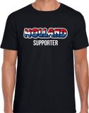 Bellatio Decorations Shoppartners Bv Zwart Holland fan t-shirt voor heren - Holland / Nederland supporter - EK/ WK shirt / outfit S