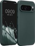 kwmobile metallic telefoonhoesje van TPU - geschikt voor Google Pixel 9 Pro - Flexible case voor smartphone - In metallic petrol