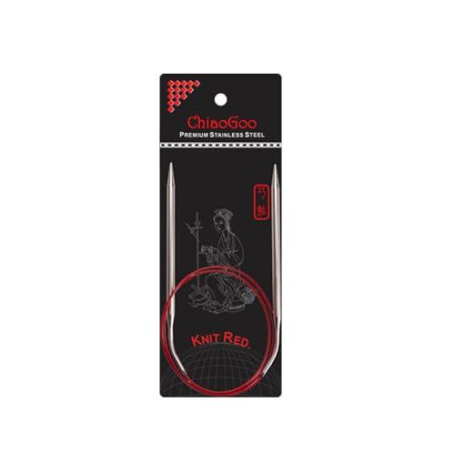 ChiaoGoo RED Rondbreinaald 6,0 mm, 80 cm - Roestvrij Staal
