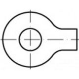 TOOLCRAFT Rondellen met doeken 40 mm Staal 50 stuk(s) TOOLCRAFT 104578