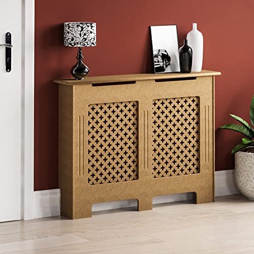 Home Discount Oxford radiator Traditionele ongelakt MDF kast grill, medium