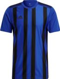 Adidas Striped 21 Shirt Korte Mouw Kinderen - Royal / Zwart | Maat: 164