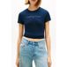 Tommy Hilfiger Tjw Slim Linear Tee Dark Night Navy Taille: XL