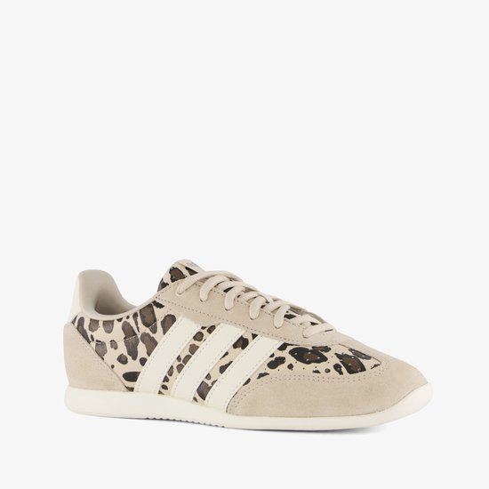 Adidas Barreda Lo suede dames sneakers met panterprint beige