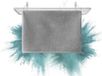Alma Séchoir mural 100x50 Cm - Supports métalliques stables - Pliable - Revêtement plastique sans PVC - Chargeable jusqu'à 20kg - Blanc