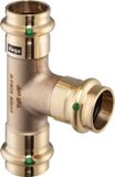 Viega Sanpress-T-stuk d1 54 d2 22 d3 54 rouge cuivre ou bronze silicium Modèle 2218