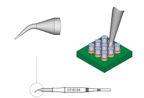 JBC Tools C115124 Soldeerpunt Ronde vorm, gebogen Inhoud: 1 stuk(s)