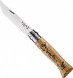 Opinel No.08 Zakmes RVS Eikenhout Bruin