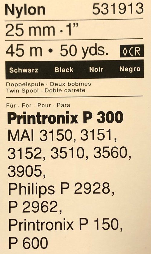 Pelikan 531913 printerlint Zwart