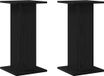 vidaXL Plantenstandaard 2 stuks Zwart Eiken 30 x 30 x 60 cm Bewerkt hout
