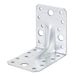 Alberts 330514 hoekanker extra sterk met rib | sendzimir verzinkt | 90 x 90 x 65 mm | set van 12