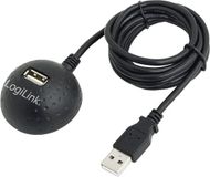 Logilink USB Kabel LogiLink A -> A St/Bu 1.20m met voet