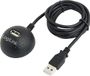 Logilink USB Kabel LogiLink A -> A St/Bu 1.20m met voet