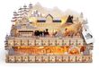 Calendrier de l'Avent "Gare au niveau de la mine", éclairage LED, dimensions : 58 x 11 x 40 cm
