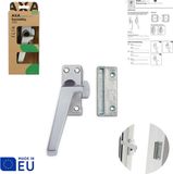 AXA Raamsluiting - 3308 - Raamkruk - Afsluitbaar met knop - Links naar buiten draaiend - Aluminium