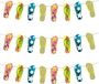 Folat Slinger met Slippers - 3x - 10m - Hawaii Party - Strandthema Feestversiering