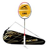 HUNDRED Power Ray 900 Badminton Racket | Navy/Dark Yellow | Carbon Fibre | Unisex | Ultralight 79g