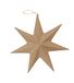 Décopatch NO011Opack - Lot de 2 supports en papier mâché, étoiles à suspendre, 4,1x20x20 cm