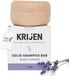 KRİJEN Krijen Vegan Solid Shampoo met arganolie, lavendelolie en roze klei – Voor normaal en gecombineerd haar – Herstellend en glansverhogend – Handgemaakt – 100 g