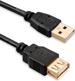 Vultech US21202 USB-kabel 1,8 m USB 2.0 USB A Zwart