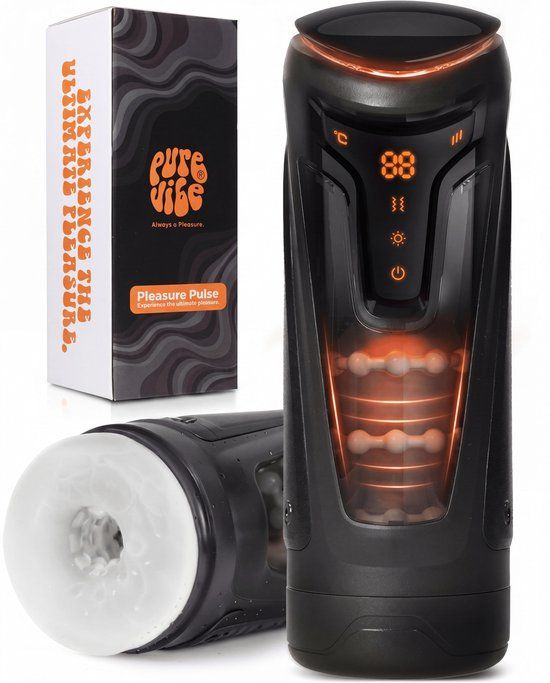 PureVibe Pleasure Pulse V2 - Automatische Masturbator voor Mannen