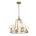 Quoizel LED Kroonluchter | 3W 3000K 1200Lm 30 | Dimbaar | Brushed Brass