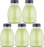 Claudius Cosmetics B.V. Scrubzout Fresh Ginger - 375 gram - Fles met zwarte dop - Set van 5 stuks - Hydraterende Lichaamsscrub