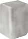 Audo Copenhagen Volume table d'appoint 30x30 Aluminium Argent