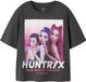 Name it T-shirt KPOP DEMON HUNTERS Zwart Katoen Korte mouw Ronde hals Printopdruk Meisjes Maat 122/128