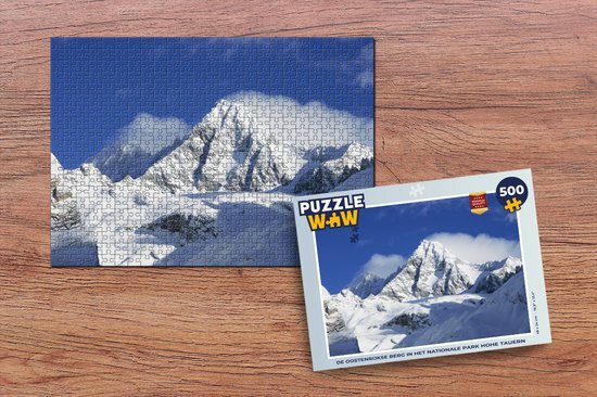 MuchoWow Puzzel De Oostenrijkse berg in het nationale park Hohe Tauern - Legpuzzel - Puzzel 500 stukjes - Sinterklaas cadeautjes - Sinterklaas voor grote kinderen