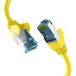 Patchkabel RJ45 Patchkabel mit CAT7 Rohkabel gelb 0,5m, S/FTP PIMF Netzwerkkabel LAN DSL - 1 VPE = 10 Stück