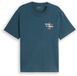 Tom Tailor Denim T-shirt met relaxte pasvorm en print op de rug - Maat S - tide petrol