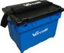 Coffre de siège Vercelli Surf Conteneur Boîte Pêche en mer Bleu/Noir