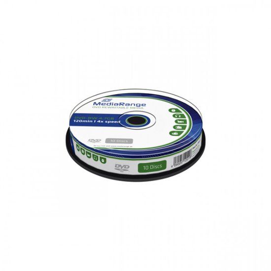 MediaRange DVD-RW 4.7GB-120min 4x speed - 10 stuks