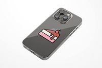 Bonateks, Digitaal bedrukte hoes, compatibel met iPhone 14 Pro, telefoonhoes, beschermhoes, schokbestendig, siliconen, flexibel, transparant