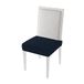 MB HOME BASIC Stoelhoezen zonder rugleuning "Leslie", donkerblauw, eenheidsmaat