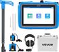 Vevor Waterlekdetector, 1 Hz - 10.000 Hz, 7-Inch Touchscreen-Lekdetector voor 5 M Lange Ondergrondse Pijpleidingen - met Middelgrote en Grote Sensor, 3 Luisterstangen, Koptelefoon en Koffer