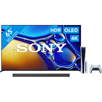 Sony 65" Bravia 8 II 4K QD-OLED + Sony Bravia Theatre Bar 8 Zwart + PlayStation 5