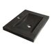 Saniclass Corestone meubelwastafel 60x5x46cm zonder overloop 1 wasbak 1 kraangat Basalt Antraciet 2861